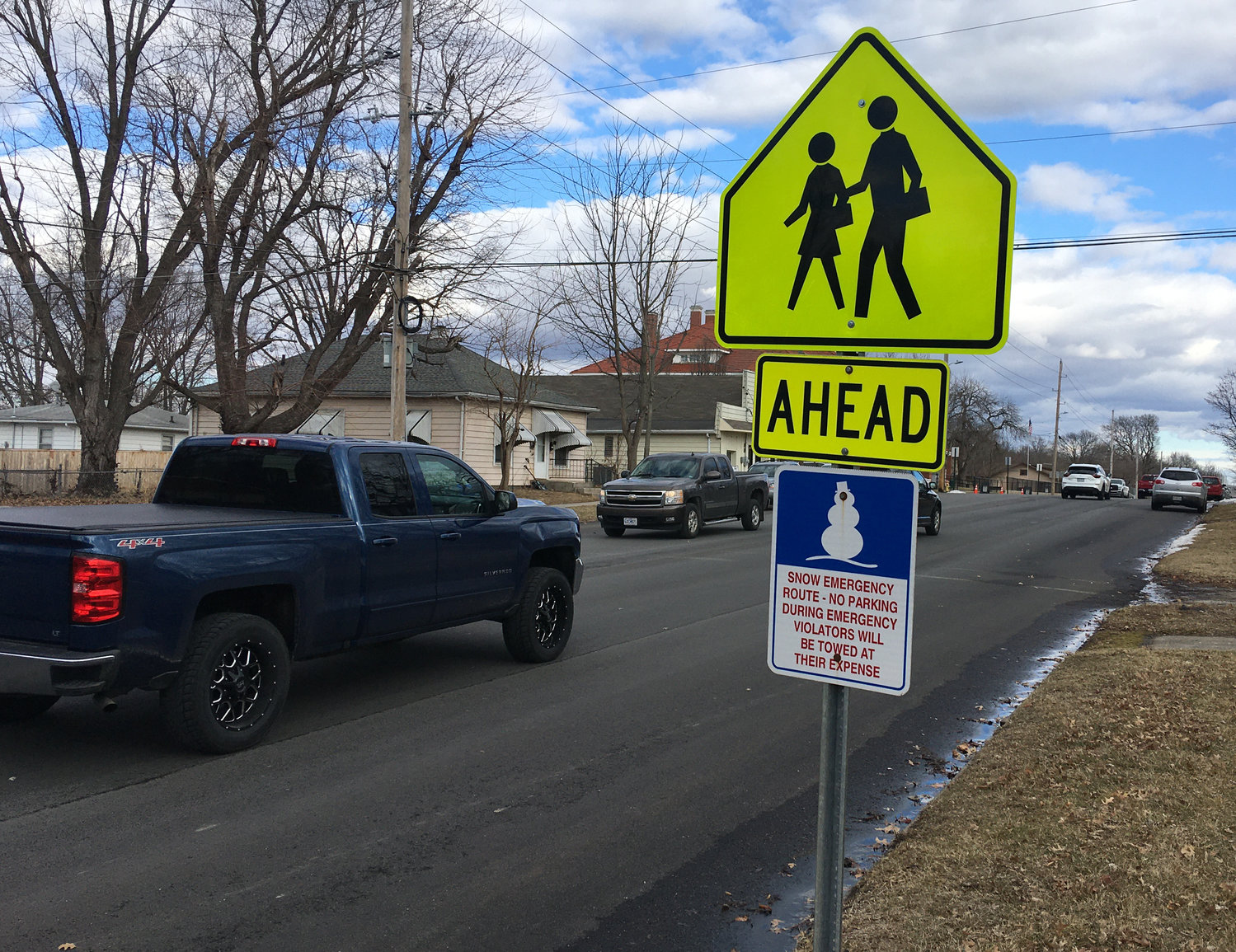 School zones like this one on West 16th Street, seen Friday, have been the focus of the Traffic Enforcement Division and Crime Resolution Unit after recent complaints by citizens and school resource officers of increased school zone speeding.