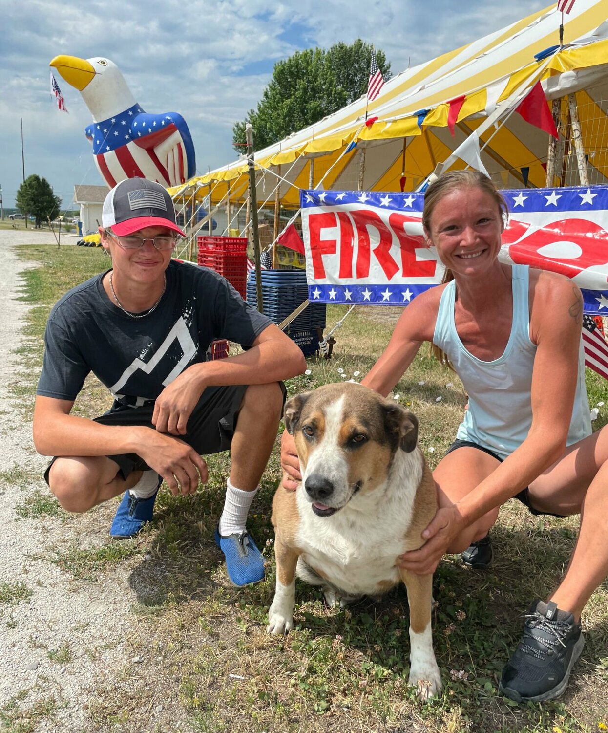 Dylan Butler, Clara Butler and Mona operate Hale's Fireworks on South Limit Avenue just south of the Sedalia city limits. The Butlers stress locking up animals as they tend to run away when fireworks are used.


Photo by Chris Howell | Democrat